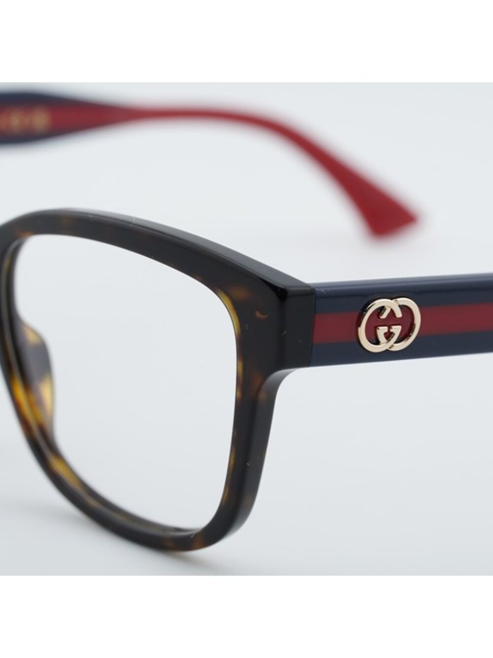 Gucci GG0038ONN 003 Eyeglasses Havana 54mm Square Frame - Picture 10 of 12